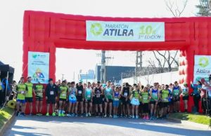 Más de 1200 corredores se sumaron a la tercera edición de la Maratón de Atilra